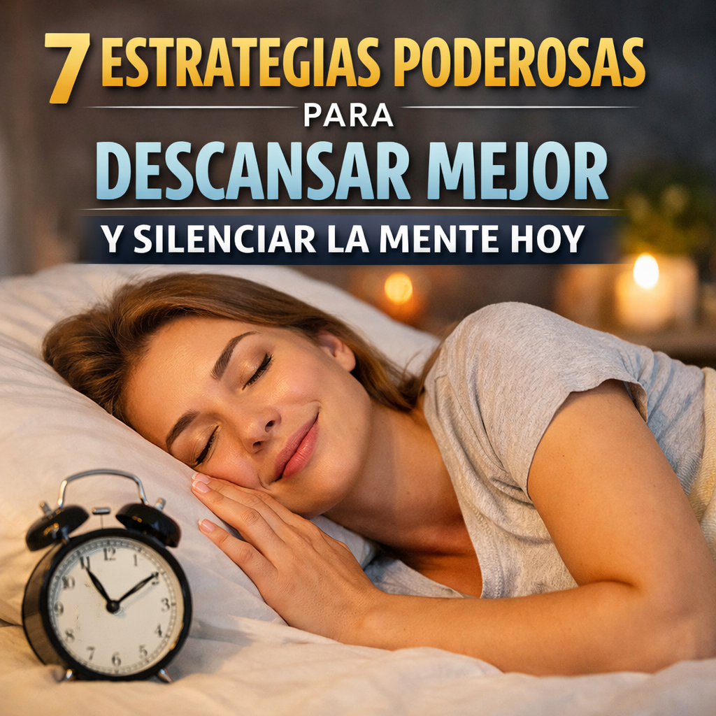 7 Estrategias Poderosas para Descansar Mejor y Silenciar la Mente Hoy