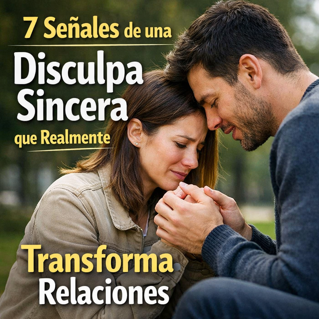 7 Señales de una Disculpa Sincera que Realmente Transforma Relaciones