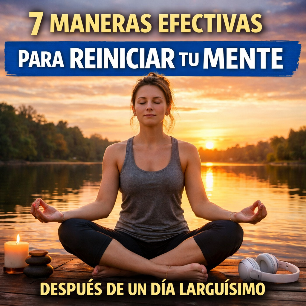 7 Maneras Efectivas para Reiniciar Tu Mente Después de un Día Larguísimo