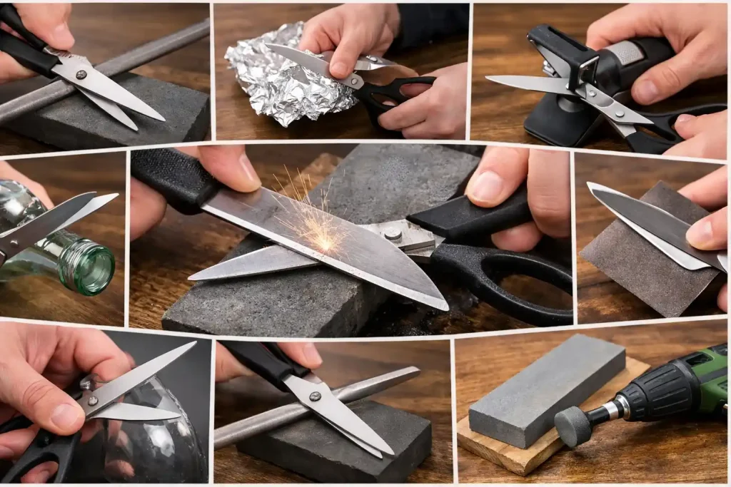 Afilar Tijeras en Casa: 7 Métodos Poderosos y Sencillos que Funcionan de Verdad