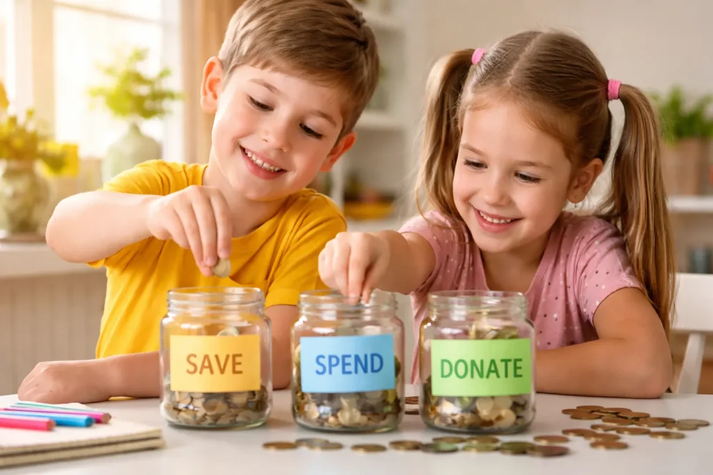 7 Estrategias Poderosas para Enseñar a Tus Hijos a Ahorrar Dinero Niños en 2026