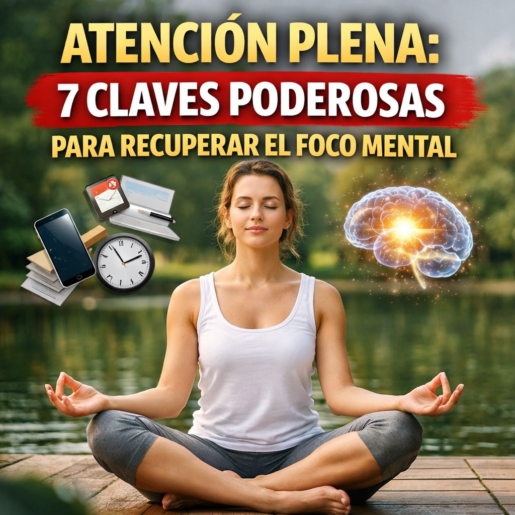 Atención plena: 7 claves poderosas para recuperar el foco mental