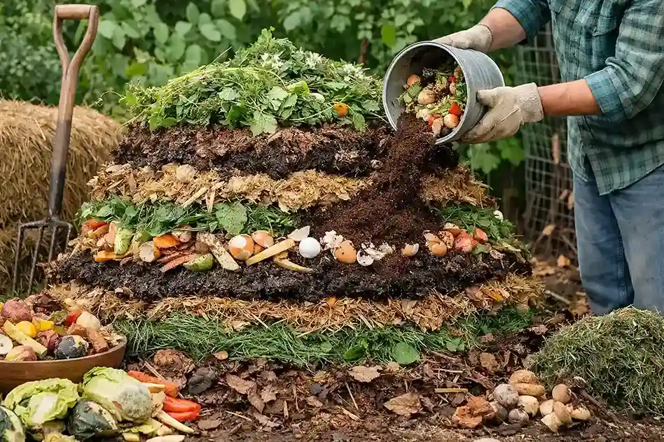 12 Capas de Compost Poderosas que Aceleran la Descomposición Natural