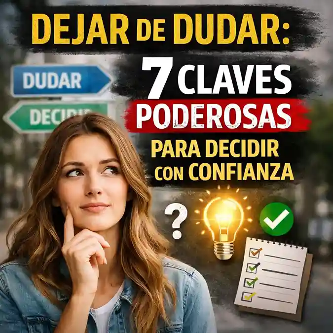 Dejar de dudar: 7 Claves Poderosas para Decidir con Confianza