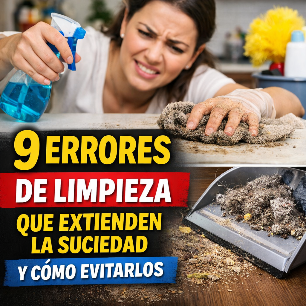 9 Errores de Limpieza que Extienden la Suciedad y Cómo Evitarlos