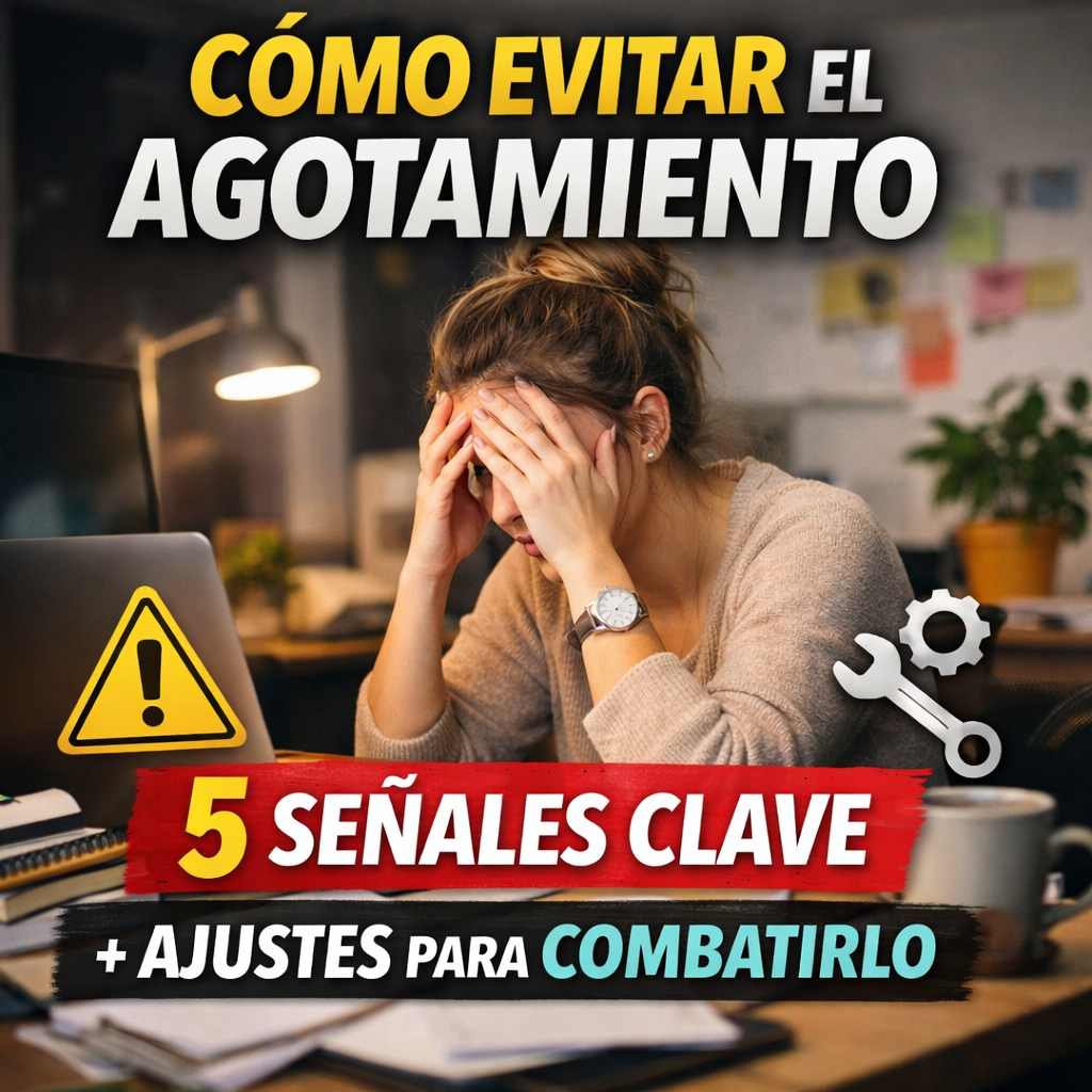 Cómo Evitar el Agotamiento: 5 Señales Clave y Ajustes para Combatirlo