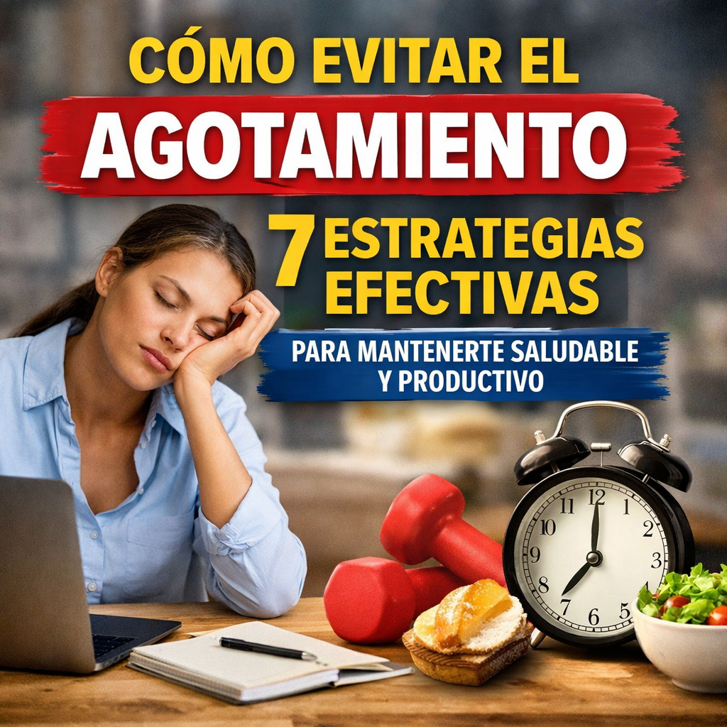 Cómo Evitar el Agotamiento: 7 Estrategias Efectivas para Mantenerte Saludable y Productivo