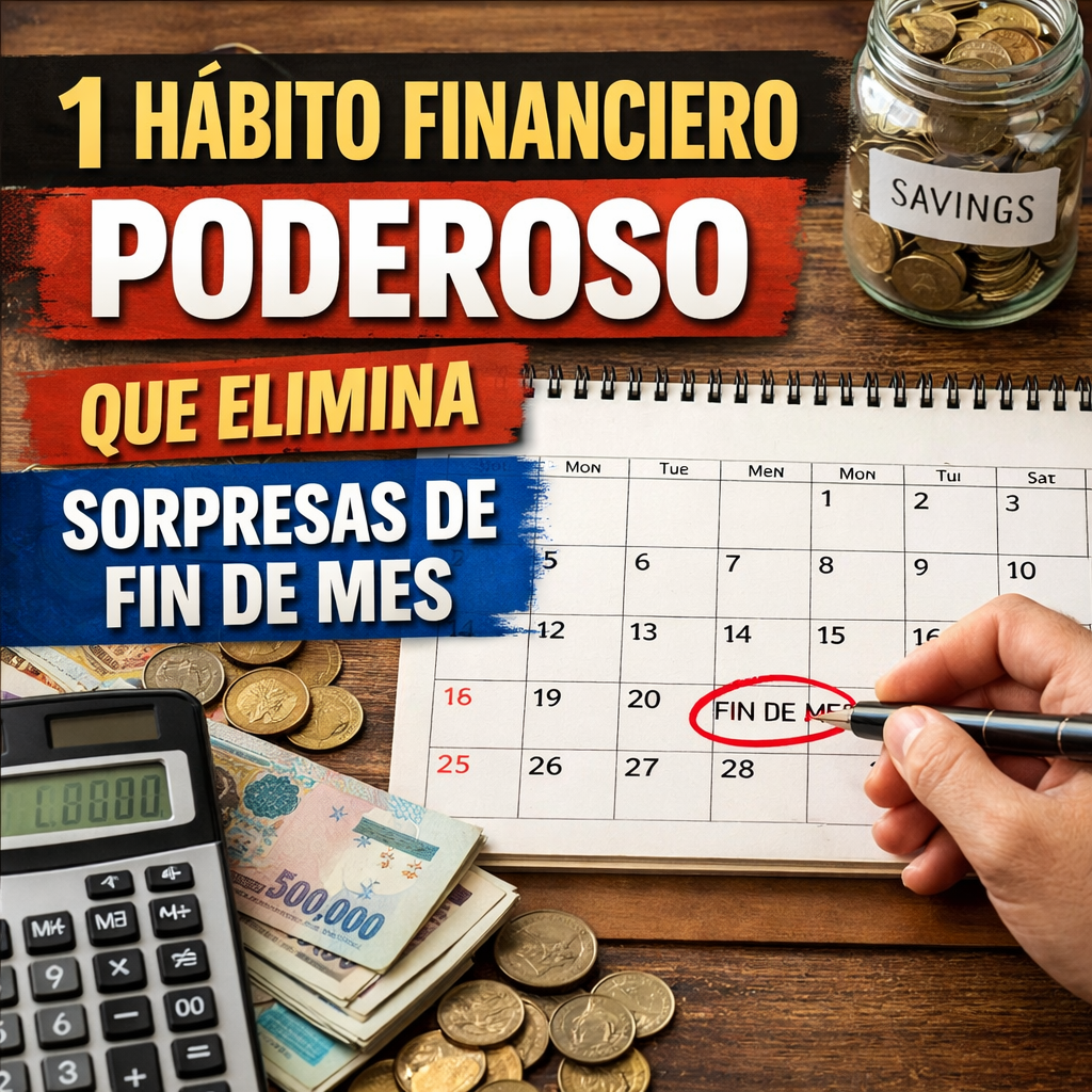 1 Hábito Financiero Poderoso que Elimina Sorpresas de Fin de Mes