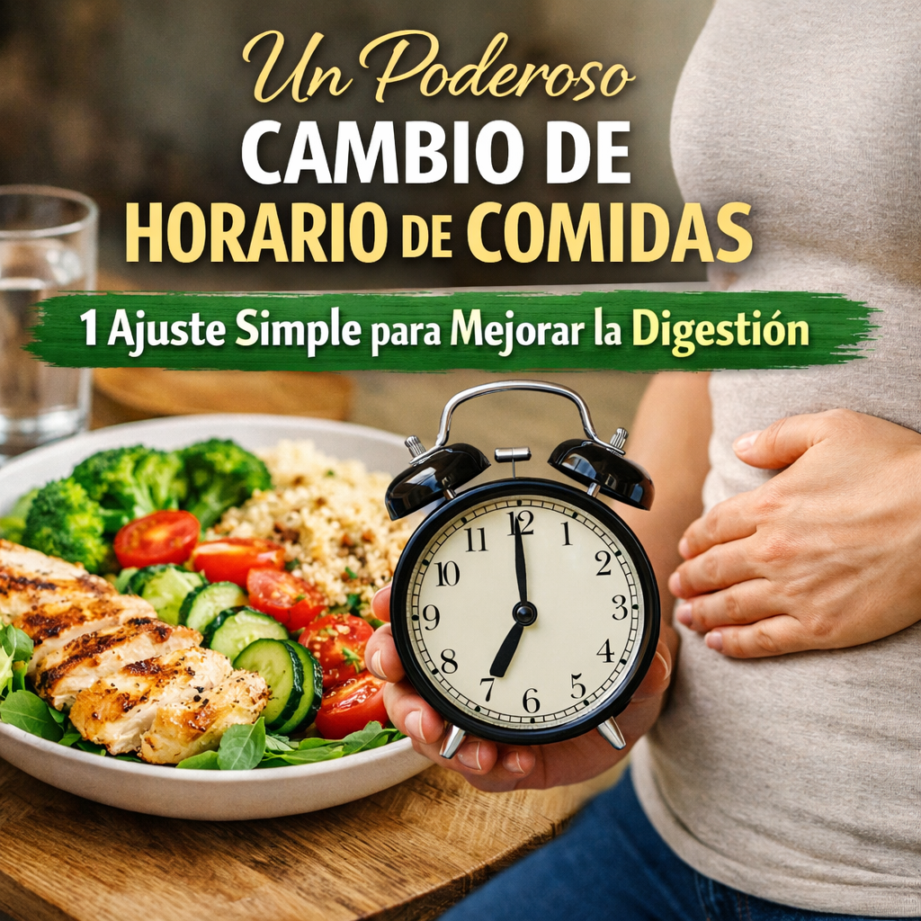 Un poderoso cambio de horario de comidas: 1 ajuste simple para mejorar la digestión