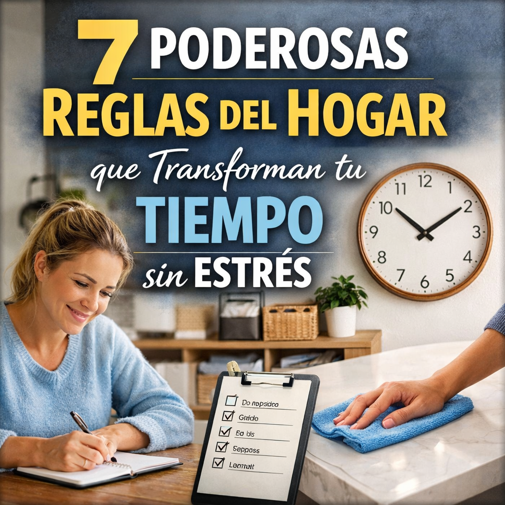 7 Poderosas Regla del hogar que Transforman tu Tiempo sin Estrés