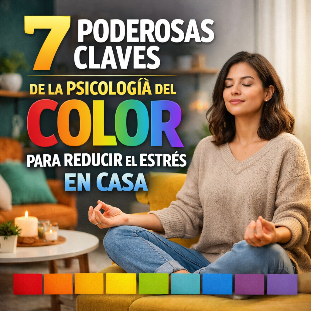 7 Poderosas Claves de la Psicología del Color para Reducir el Estrés en Casa