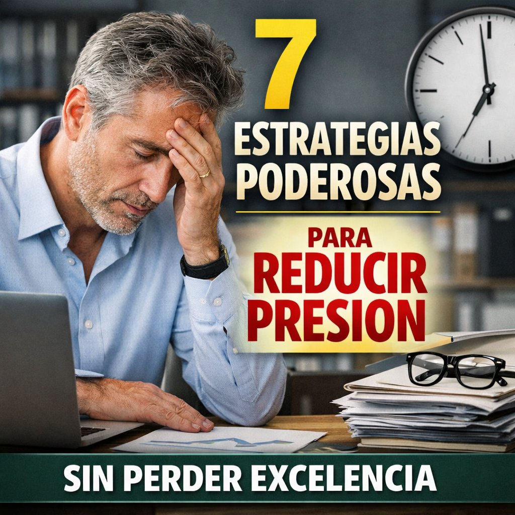 7 Estrategias Poderosas para Reducir Presión sin Perder Excelencia