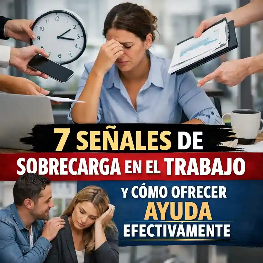 7 Señales de Sobrecarga en el Trabajo y Cómo Ofrecer Ayuda Efectivamente