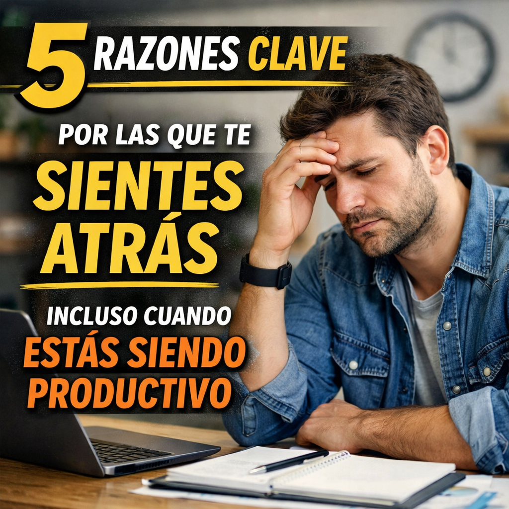 5 Razones Clave Por Las Que Te Sentirse atrás, Incluso Cuando Estás Siendo Productivo