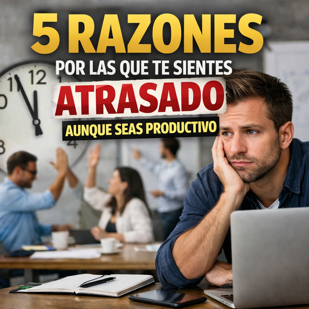 5 Razones Por Las Que Te Sientes Atrasado Aunque Seas Productivo
