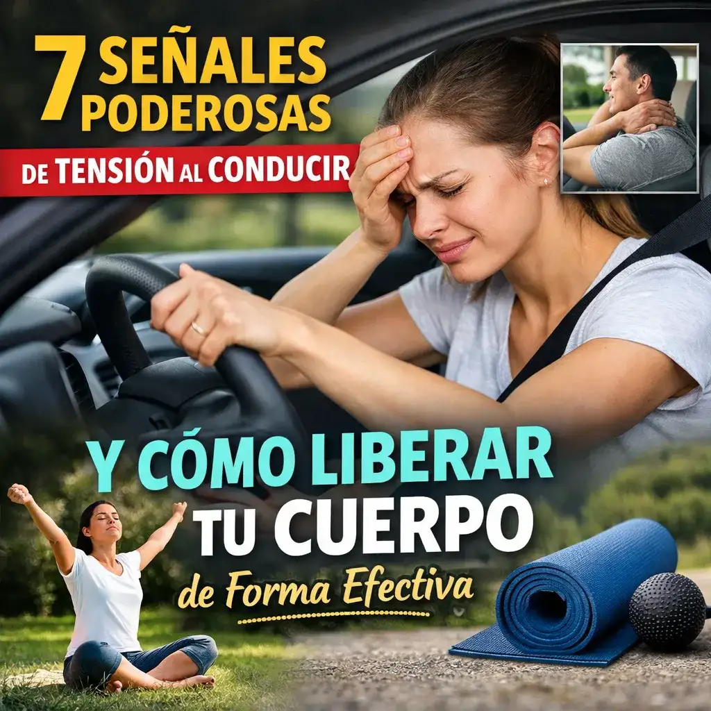 7 Señales Poderosas de Tensión al Conducir y Cómo Liberar tu Cuerpo de Forma Efectiva