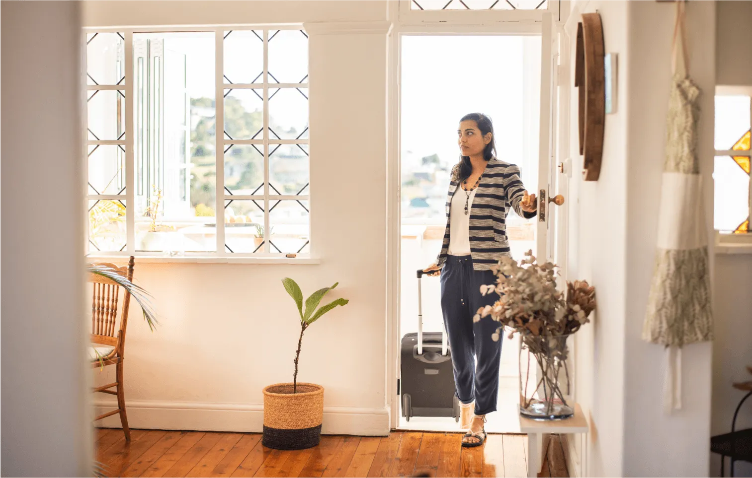 Usa puertas interiores para mejorar el flujo