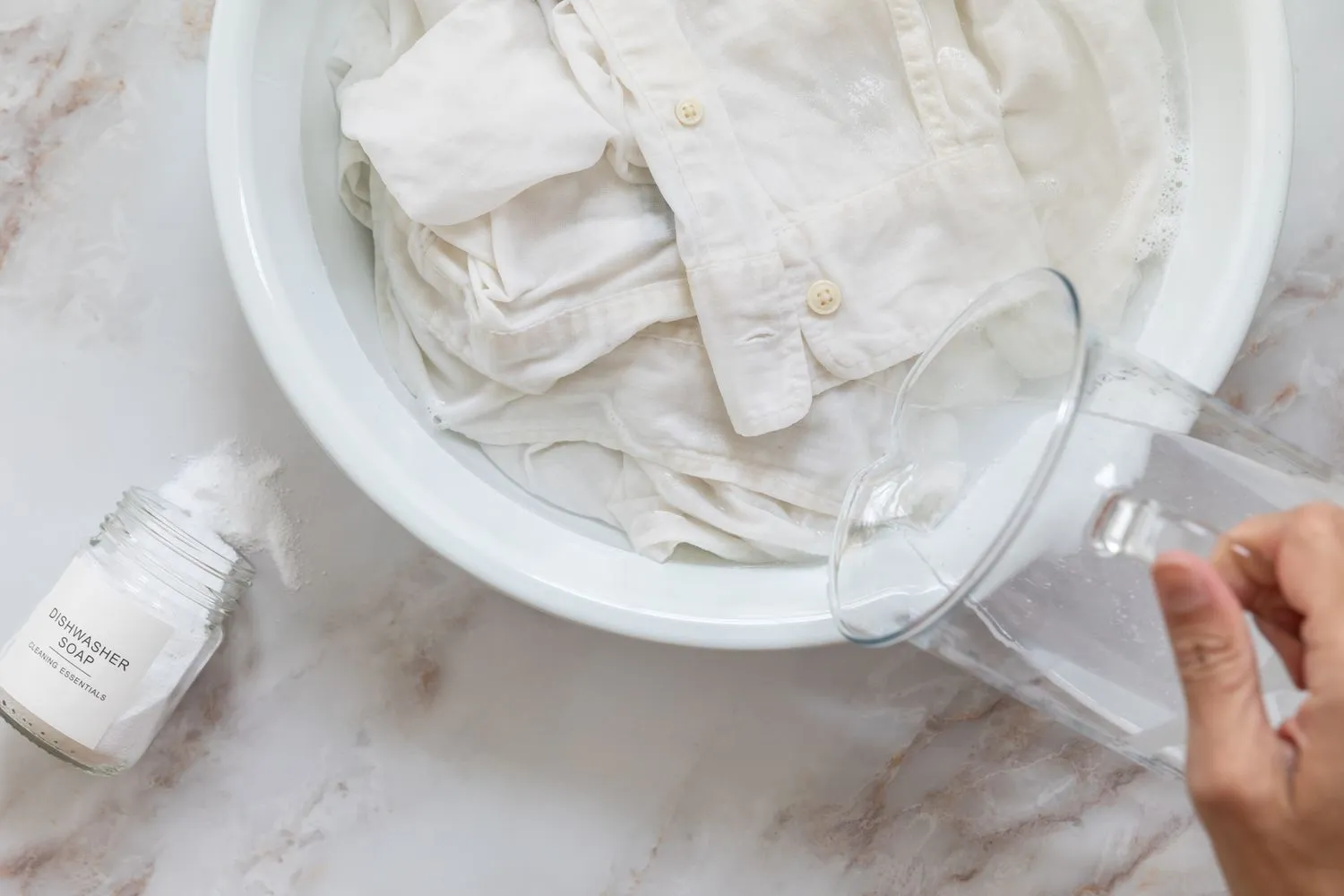 Usa bicarbonato de sodio para potenciar el lavado