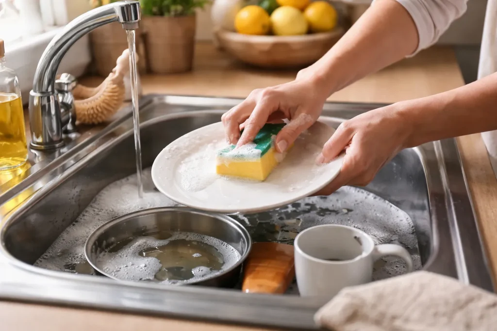 7 Consejos Poderosos para lavar platos con poca agua y Ahorrar en 2026