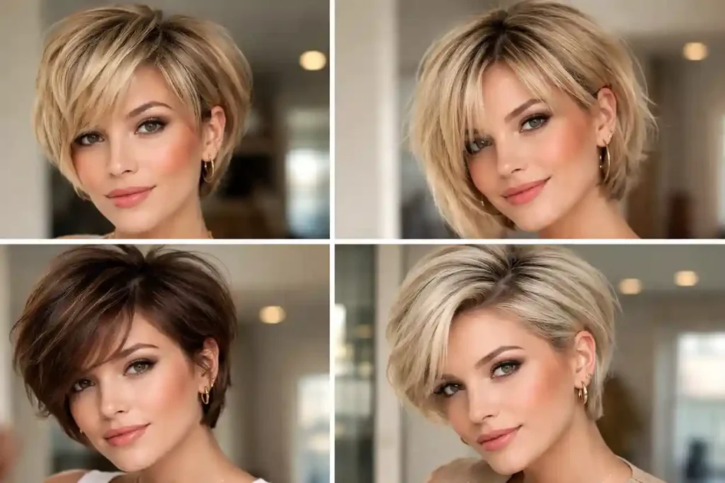 Corte corto 2026: 4 Estilos Poderosos Que Dan Volumen Al Cabello Fino